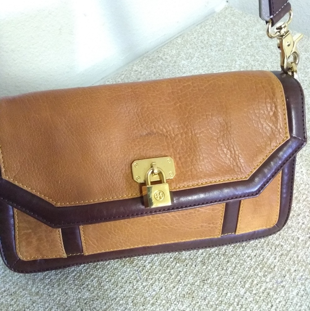 Tory Burch Genuine Leather Shoulder Bag - Picture 7 of 8